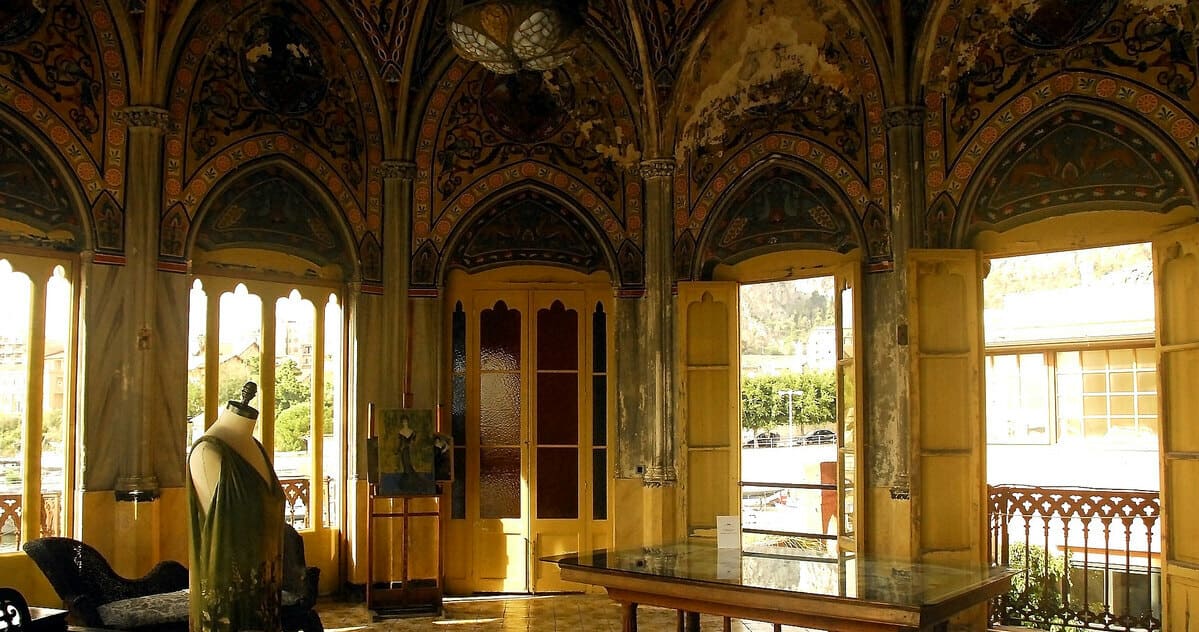 Interno Casina dei Quattro Pizzi all'Arenella
