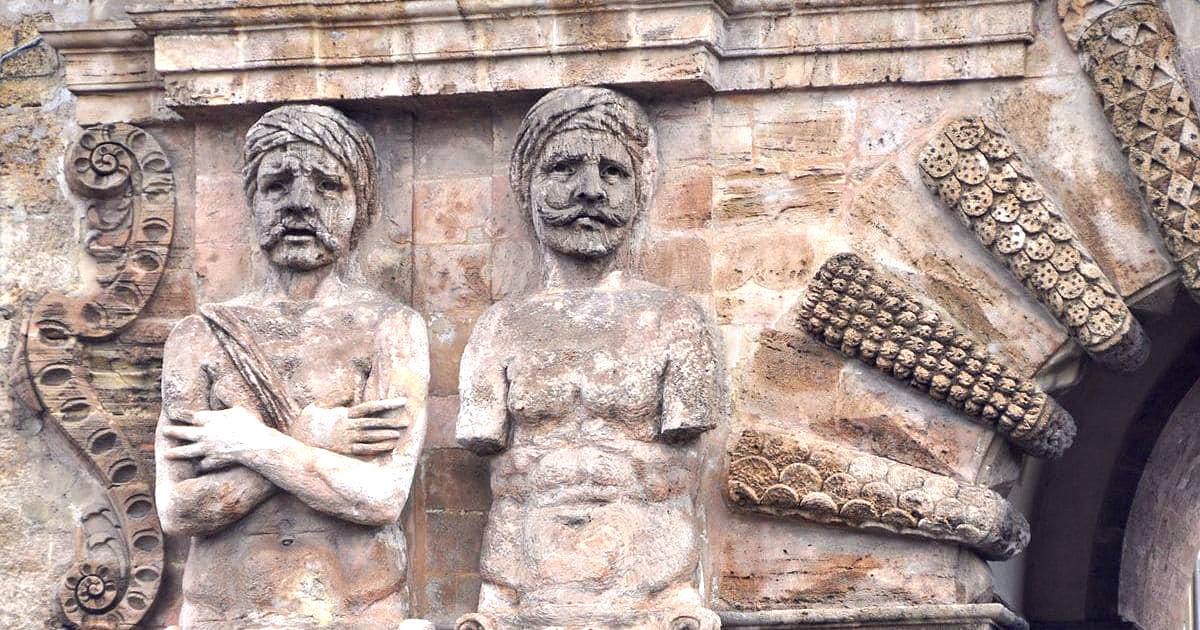 Particolare scultoreo Porta Nuova Palermo