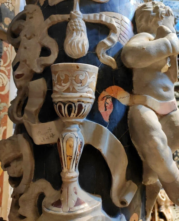 Interno Cappella Roano - Duomo di Monreale - Dettaglio decorativo