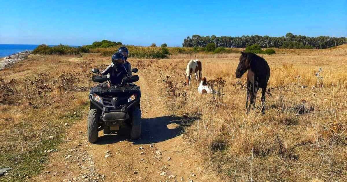 Escursione in quad tra la natura