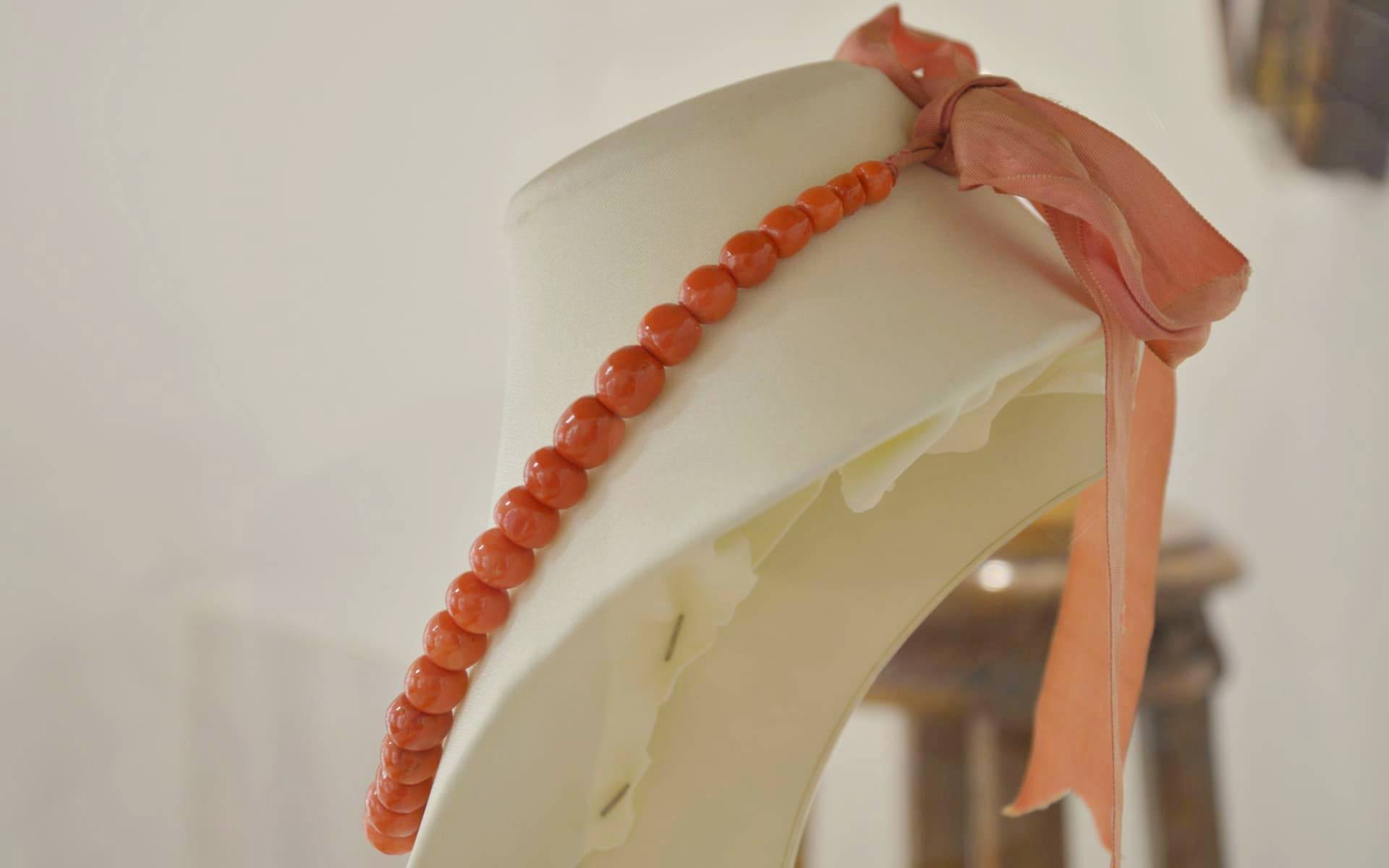 Collana antica corallo di Sciacca - Atelier Nocito