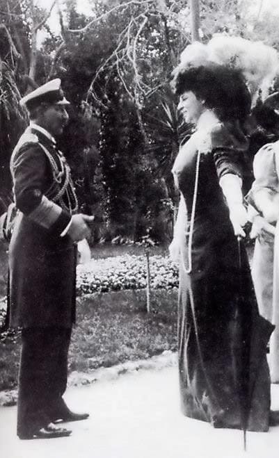 Franca Florio accoglie il Kaiser Guglielmo II